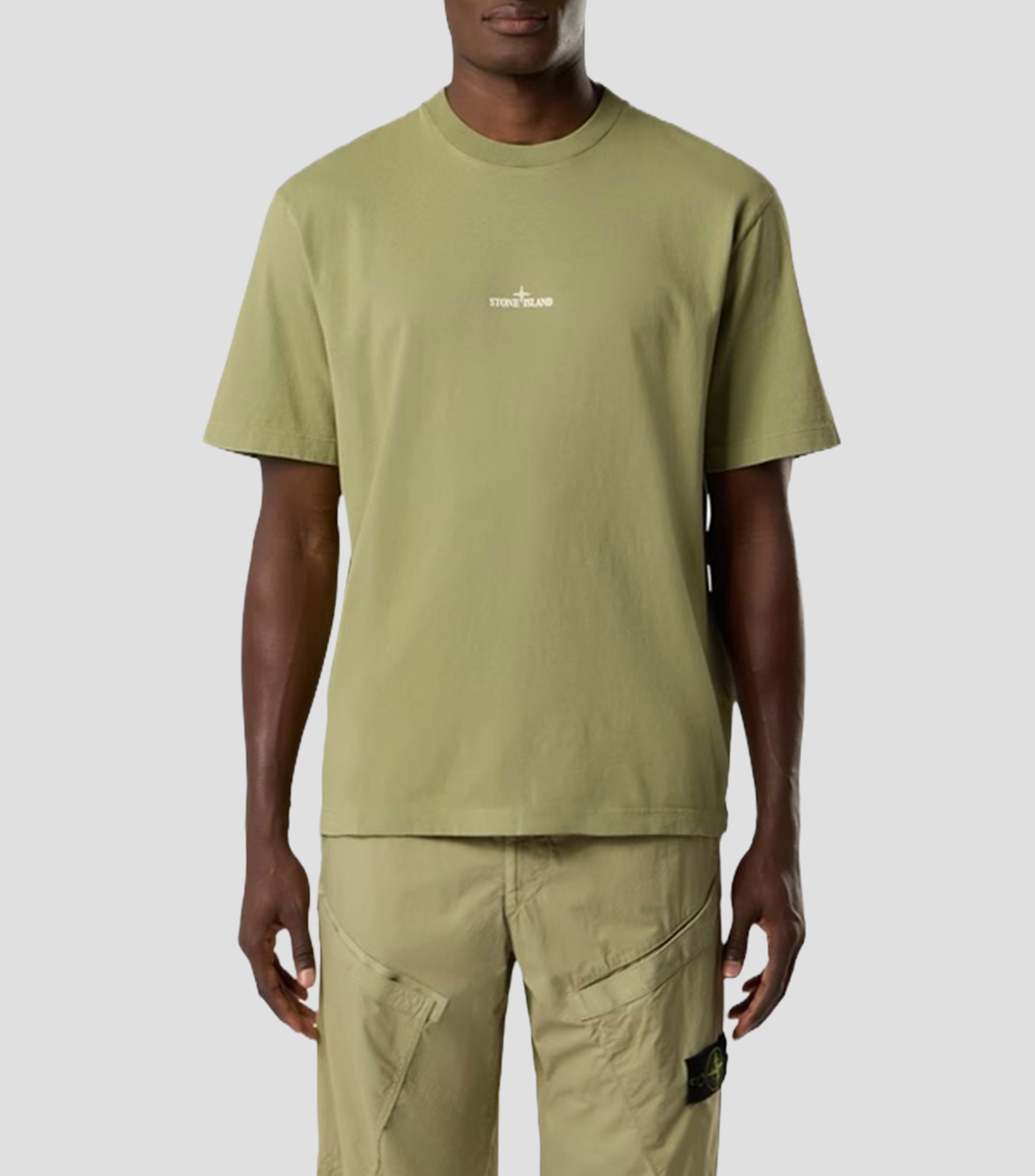 Playera cuello redondo manga corta lisa Hombre